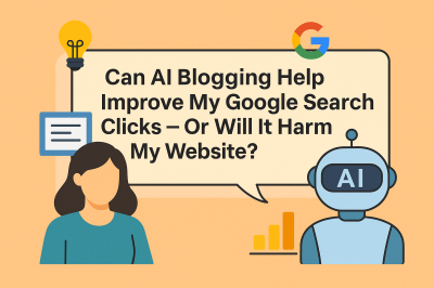 Can AI Blogging Help Improve My Google Search Clicks – Or Will It Harm My Website?