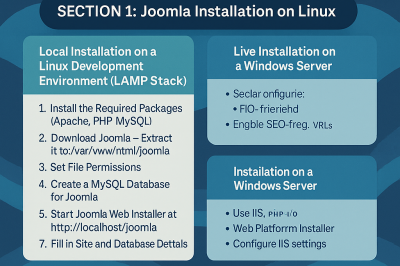 Complete Joomla Installation Guide for Linux and Windows