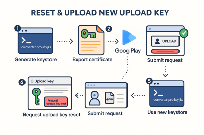 Tutorial: Resetting & Uploading a New Upload Key for Google Play Console Apps