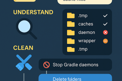 Complete Guide to Cleaning Up Gradle and Flutter Caches on Windows