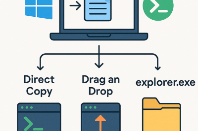 How to Import Files from Your Laptop into WSL (Windows Subsystem for Linux)