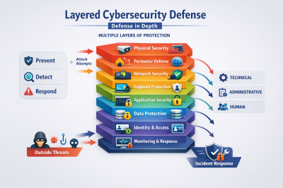 Layering in Cybersecurity Defense Systems: A Complete Defense-in-Depth Tutorial
