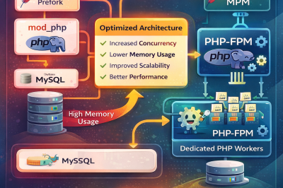 Building a High-Performance Apache Server with Event MPM + PHP-FPM (Step-by-Step Guide)