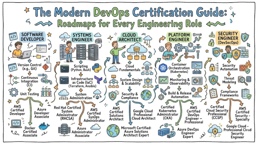 The Modern DevOps Certification Guide: Roadmaps for Every Engineering ...