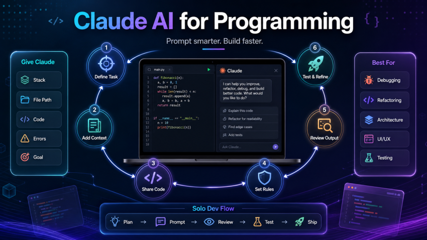 How to Use Claude AI for Programming: Complete Guide for Developers to ...
