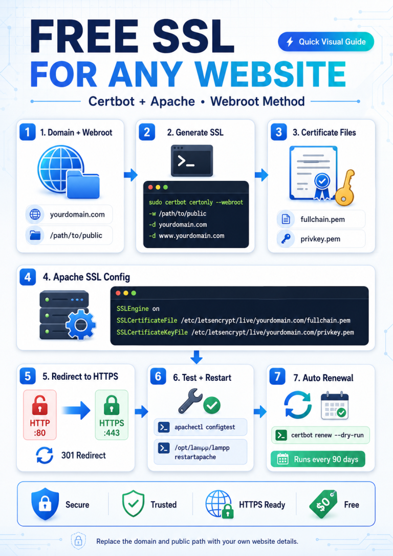 Free SSL Certificate Generation Tutorial for Any Website Using Certbot ...